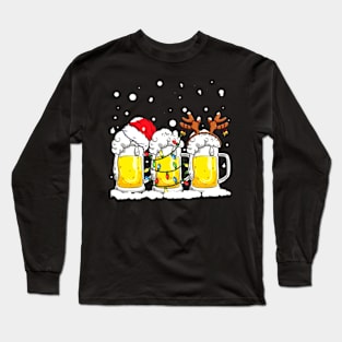 Beer hunting Christmas Long Sleeve T-Shirt